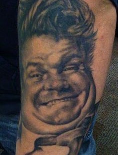 Chris Farley tattoo by David Allen