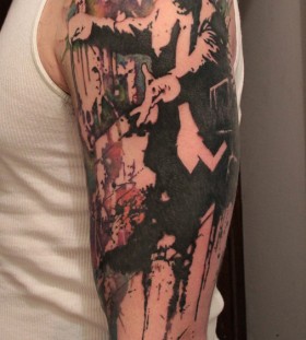 Conductor and orchestra tattoo