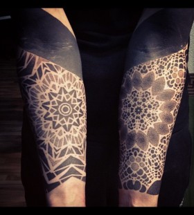 Cool arm tattoos by Gerhard Wiesbeck