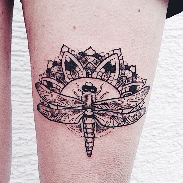 Cool insect leg tattoo