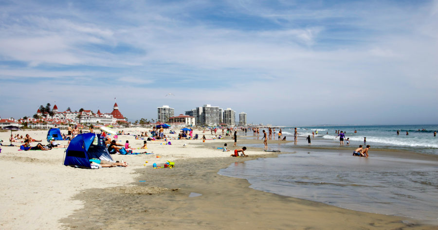 Coronado Beach in San Diego