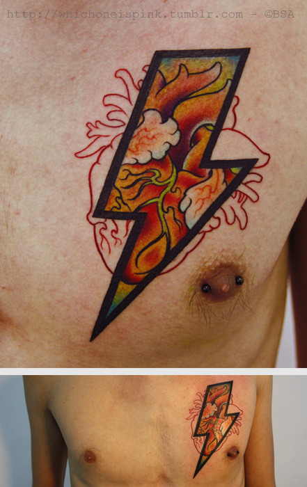 zeus lightning bolt tattoo