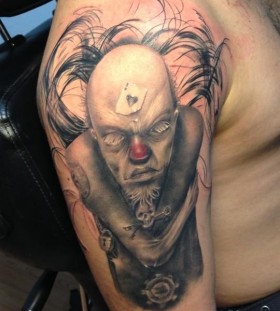 Creepy tattoo by Razvan Popescu