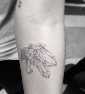 Crystal tattoo by Dr Woo