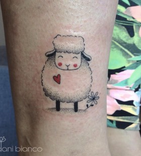 cute-sheep-tattoo