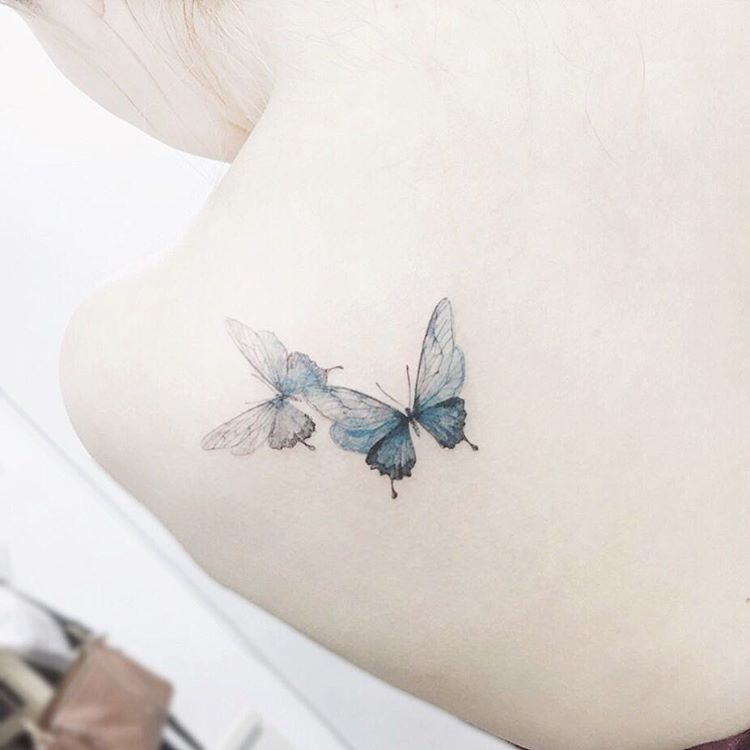 dainty-shoulder-butterfly-tattoos-by-tattooist_flower
