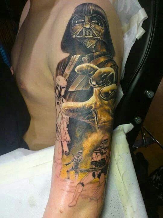 Darth Vader tattoo by Ellen Westholm