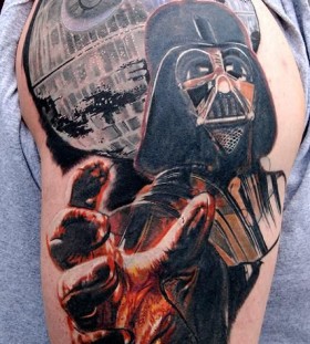 Darth Vader tattoo by Phil Garcia