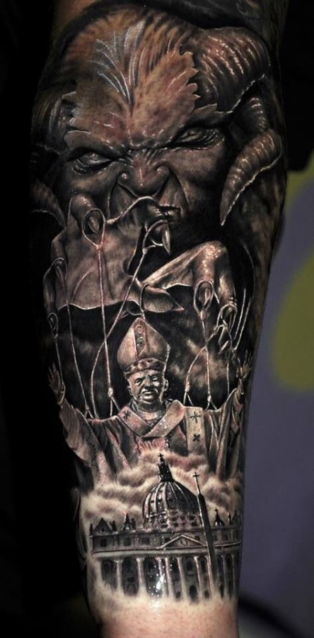Devil and his puppet tattoo - | TattooMagz › Tattoo Designs / Ink Works