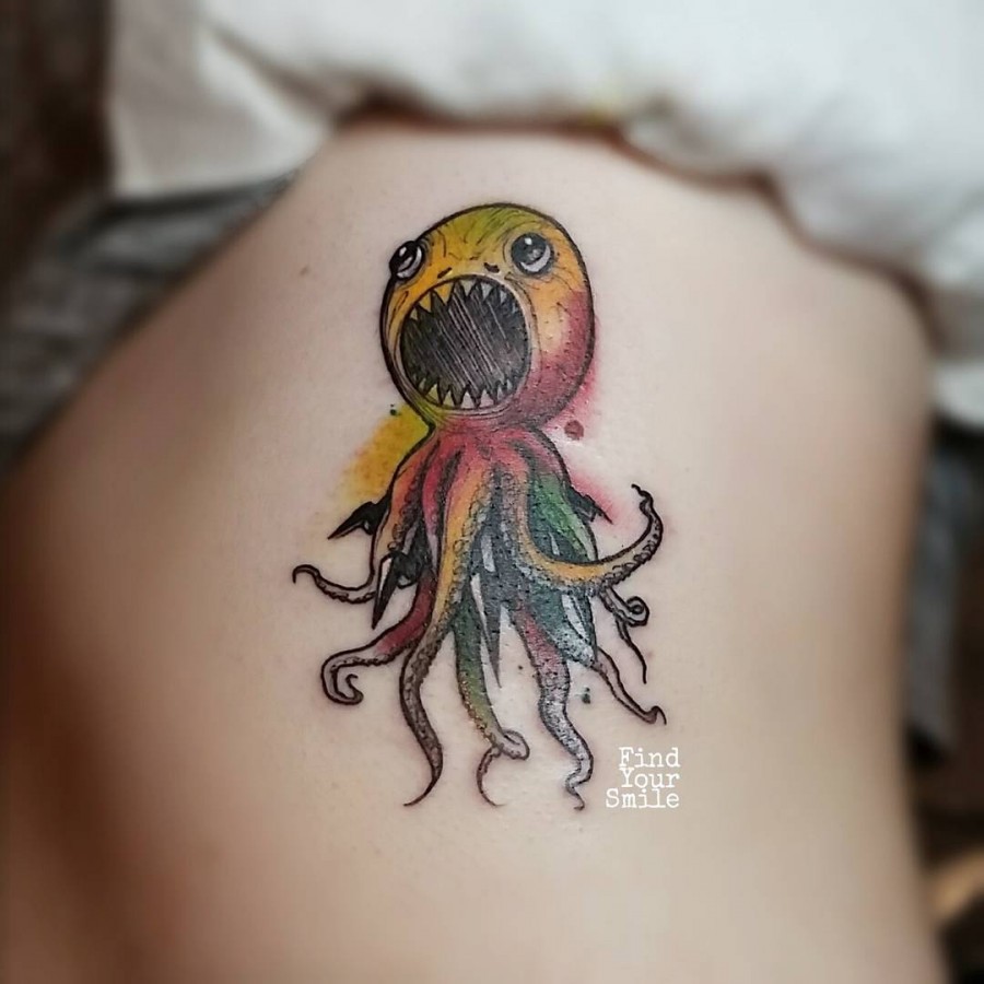 dirty-heads-mascot-watercolor-tattoo