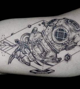 Diver tattoo