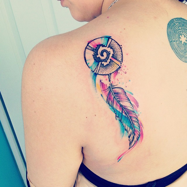 dreamcatcher-watercolor-tattoo