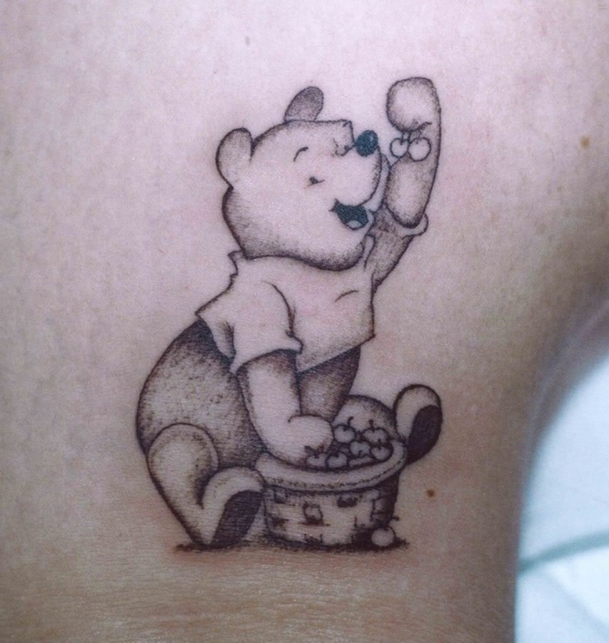 Eating winnie the pooh tattoo