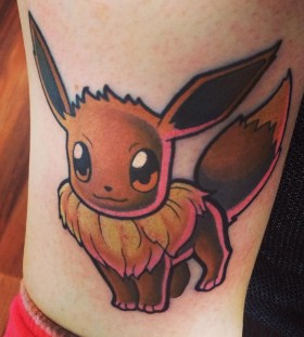 Eevee Pokemon tattoo