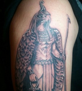 Egyptian god horus tattoo