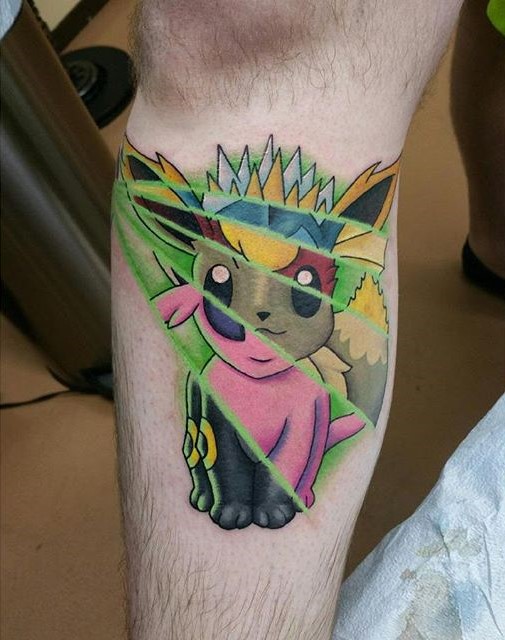 Evee Pokemon tattoo
