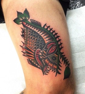 Fish tattoo by James McKenna