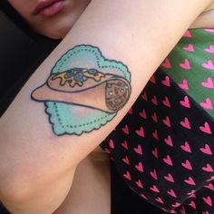Girl's arm tattoo by lauren winzer