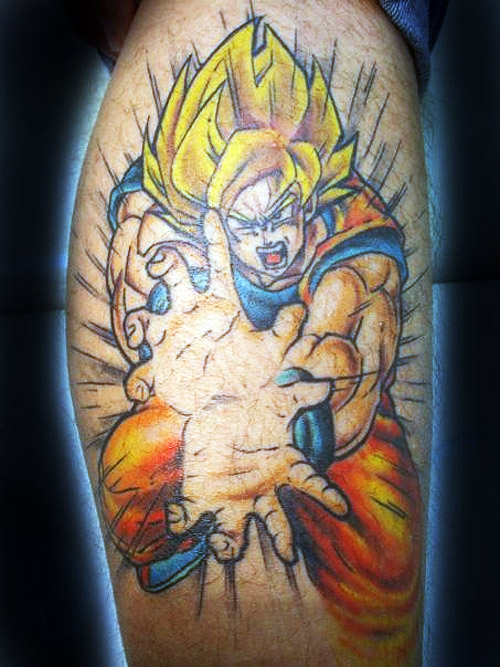 Goku super saiyan tattoo