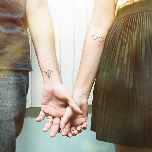 Harry Potter couple tattoo1