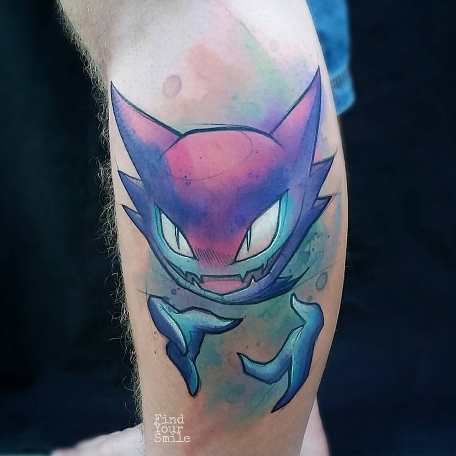 haunter-pokemon-watercolor-tattoo