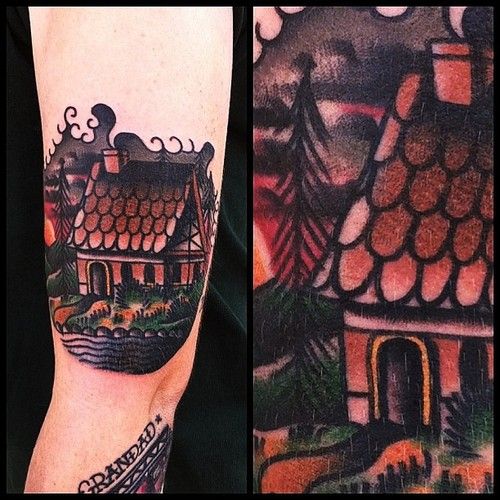 House tattoo by James McKenna