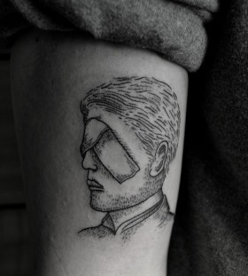 Hurt man tattoo by Thomas Cardiff