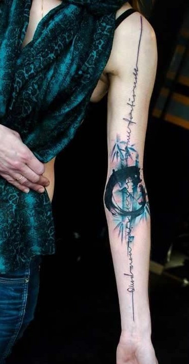 Incredible Watercolour Tattoos by Klaim