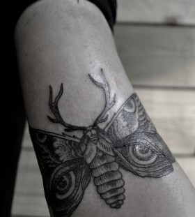Insect tattoo by Thomas Cardiff