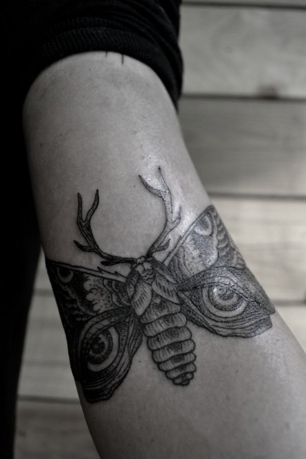 Insect tattoo by Thomas Cardiff