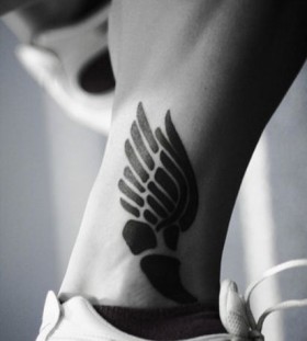 Inspirational wings sport tattoo
