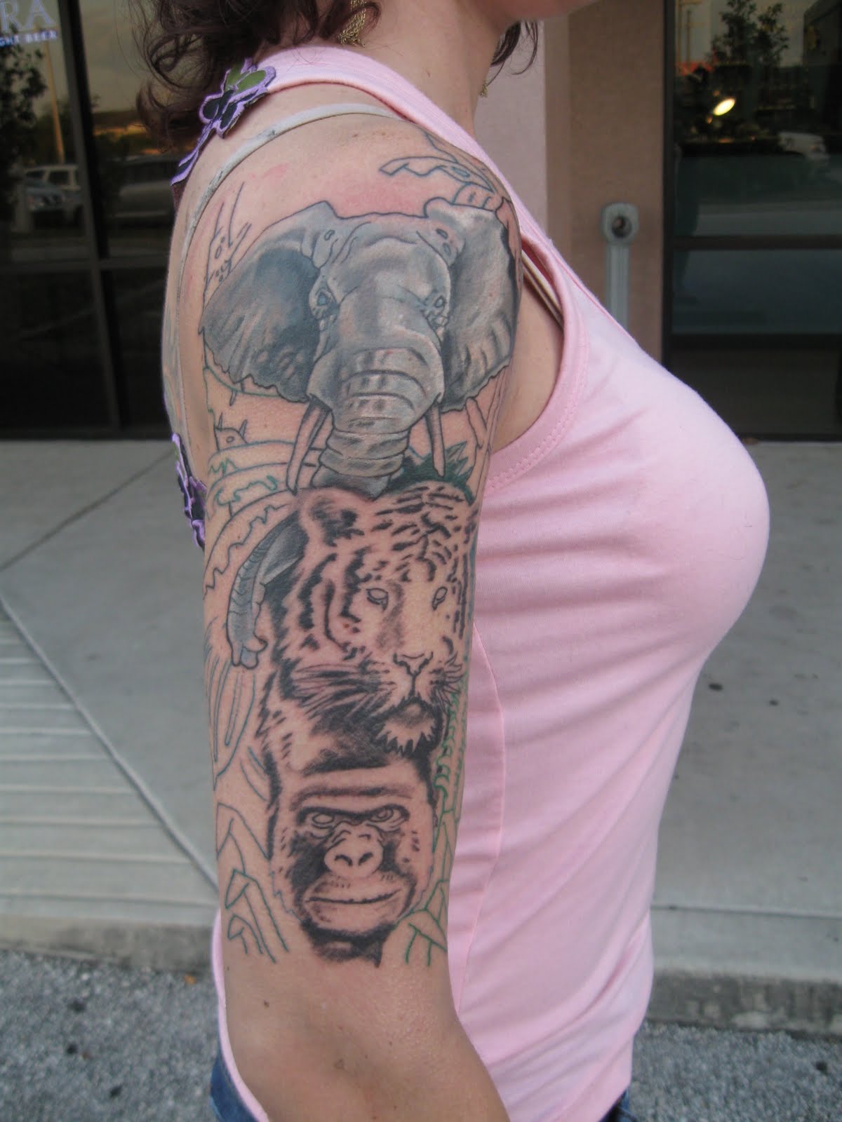 safari tattoos for females