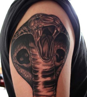 King cobra arm tattoo