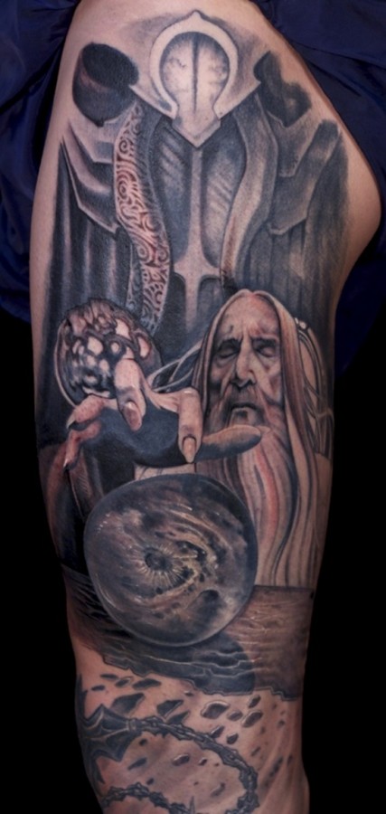 Lord of the rings Saruman tattoo