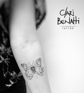 lovely-butterfly-tattoo-by-claribenattitattoo