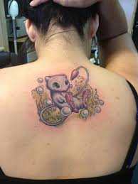 Lovely pokemon back tattoo
