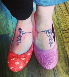 Lovely shoes and telephone tattoo