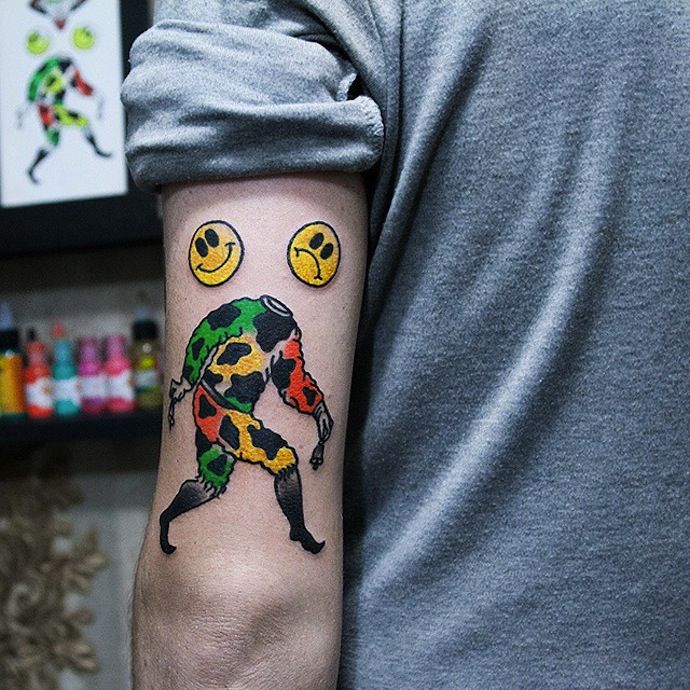 Lovely tattoo by Dase Roman Sherbakov