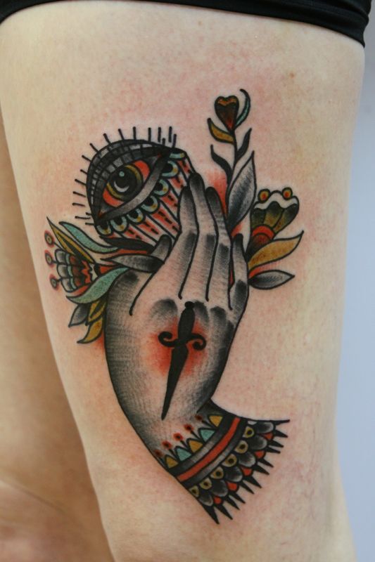 Lovely tattoo by Eva Huber