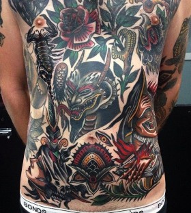 Many body tattoos by James McKenna