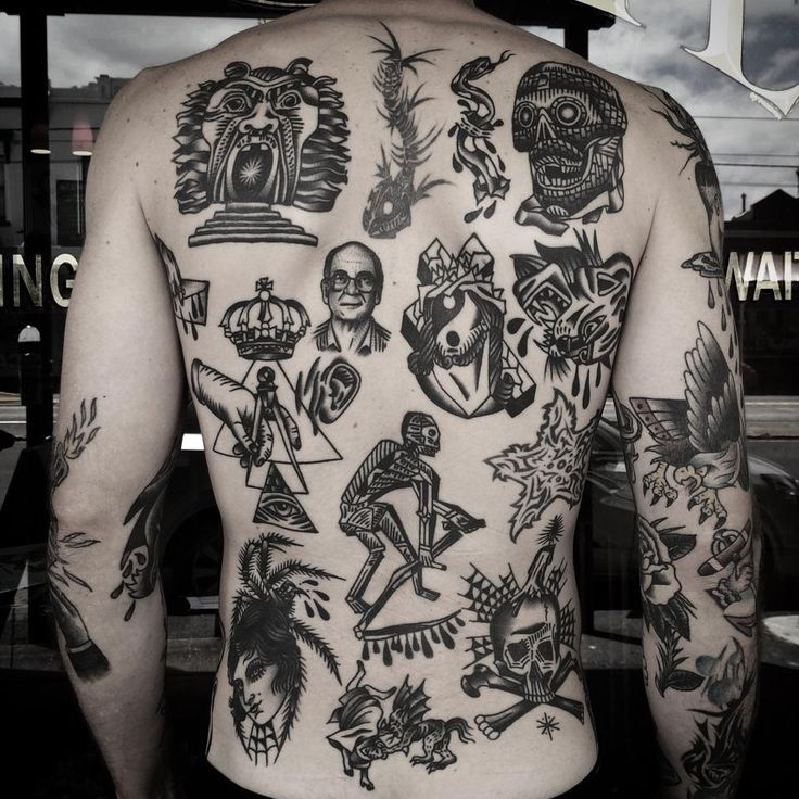 Many cool tattoos by Charley Gerardin