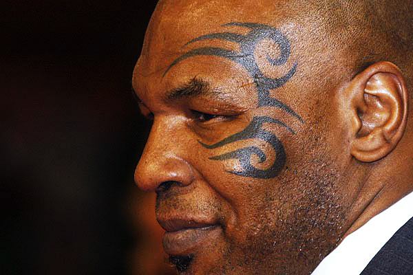 Mike Tyson face tattoo
