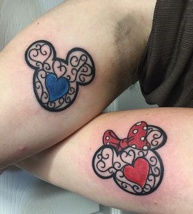 Mikey and Mini couple tattoo1