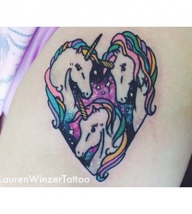 Miracles heart and tattoo by lauren winzer