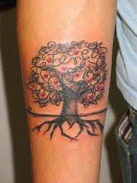 Nice apple tree tattoo