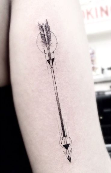 Nice arrow tattoo  by Dr Woo
