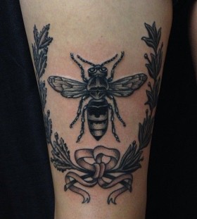 Nice fly tattoo design