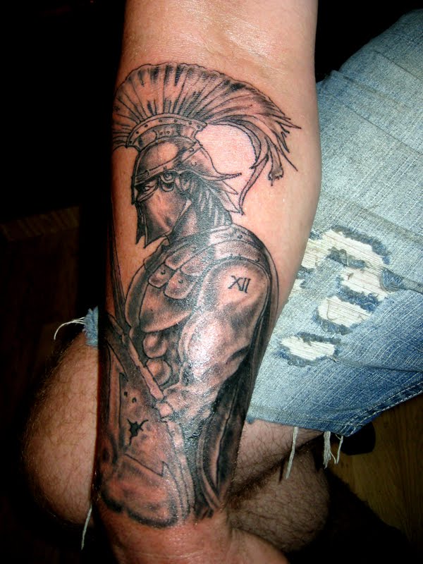 Nice gladiator arm tattoo