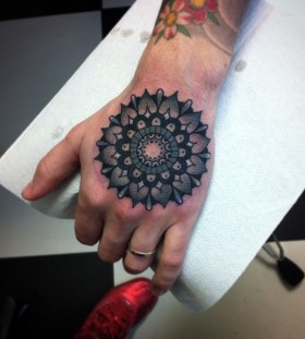 Nice hand tattoo by Flo Nuttall