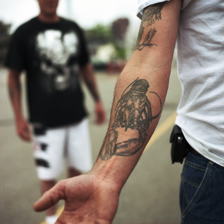 Nice lobster arm tattoo